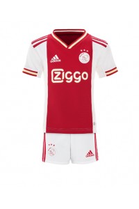 Fotbalové Dres Ajax Dětské Domácí Oblečení 2022-23 Krátký Rukáv (+ trenýrky)